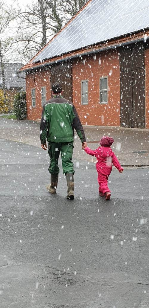 Es schneit!